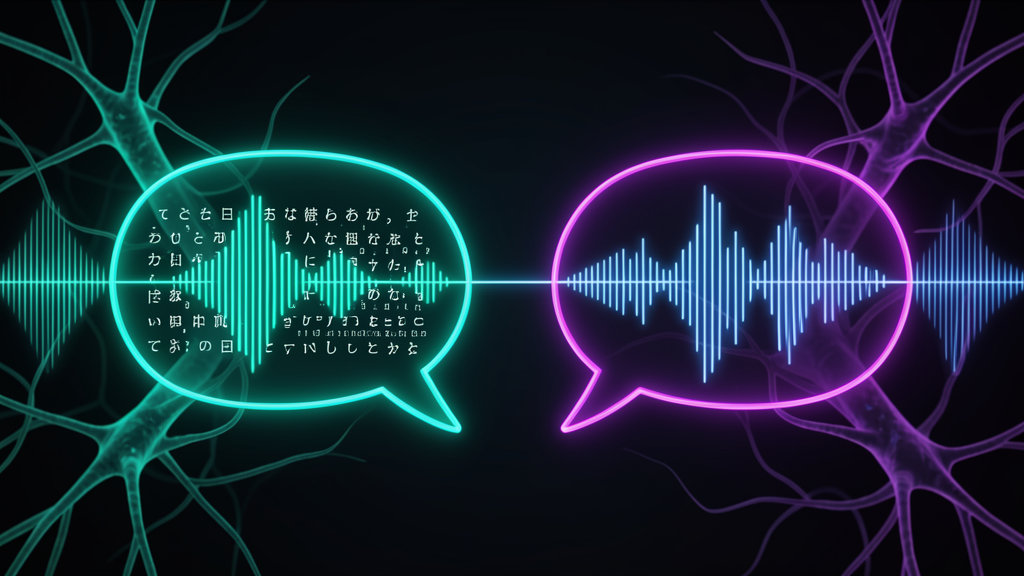 AI Speech-to-Speech — concept visual